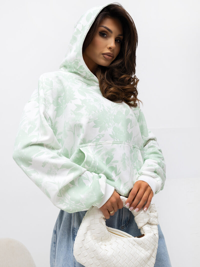 Bluza damska Kwiat Lara Fashion matcha
