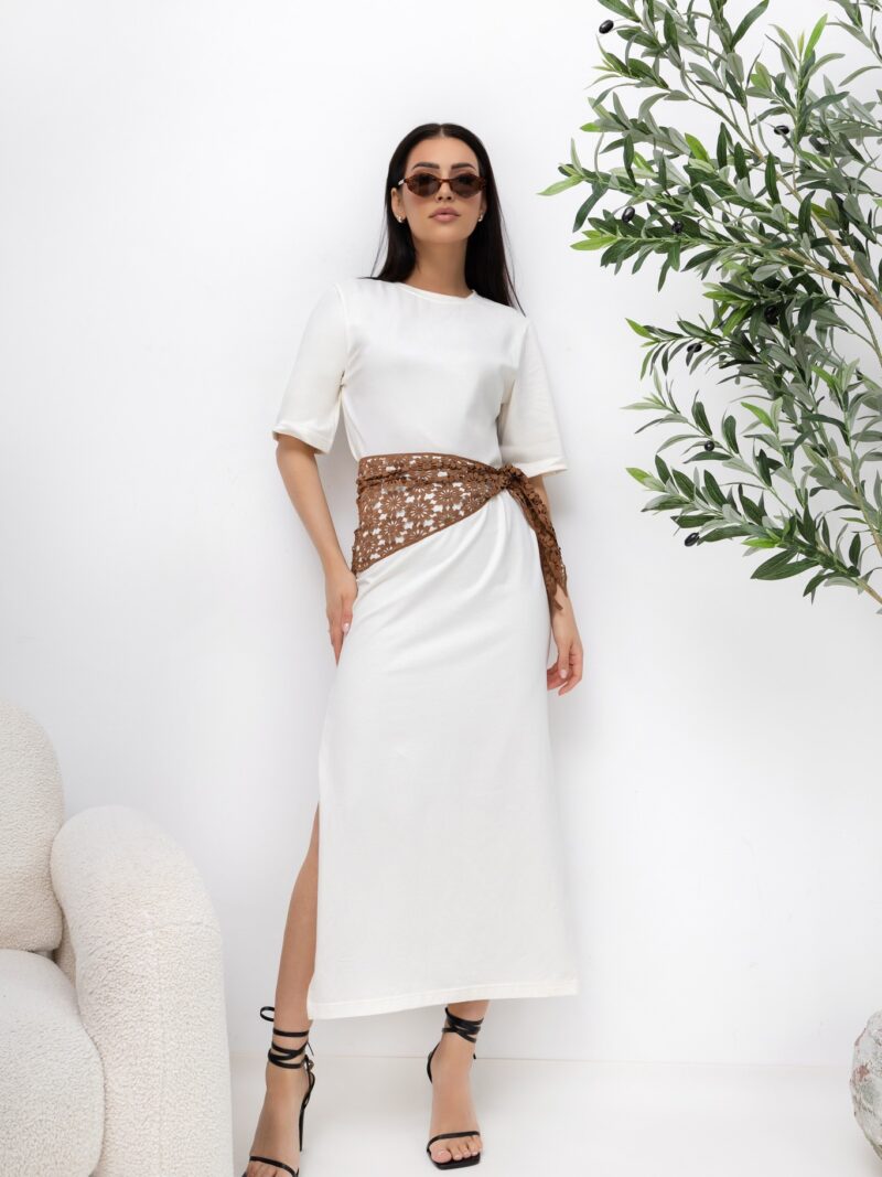 Sukienka damska Minimalism Lara biała