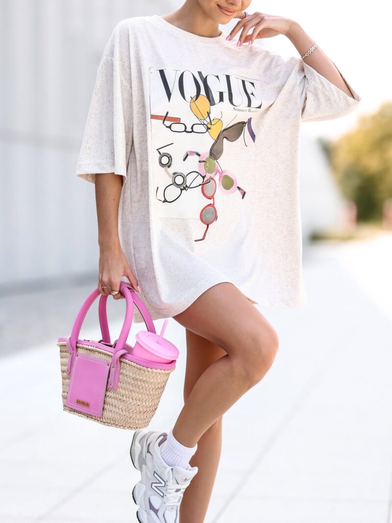 T-shirt damski Lara Vogue