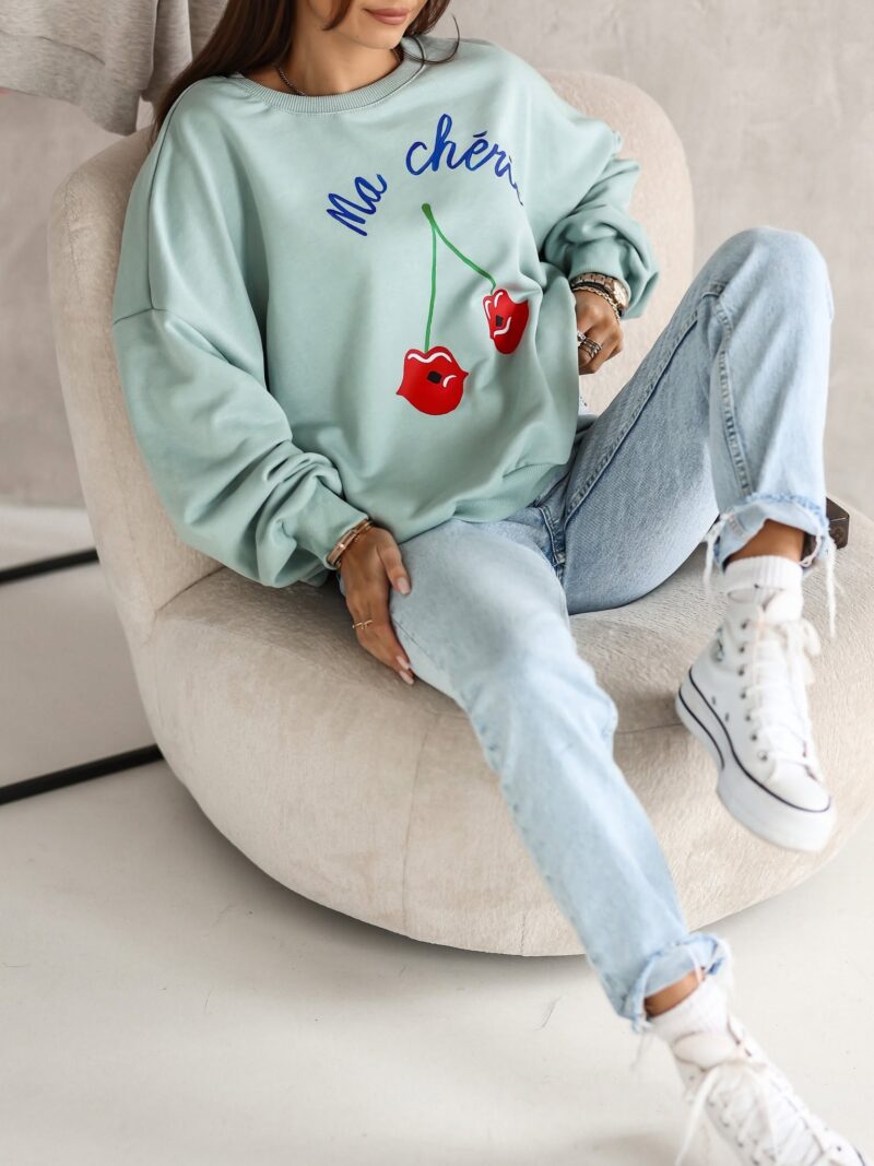 bluza damska Mon Cheri Lara Fashion szałwia