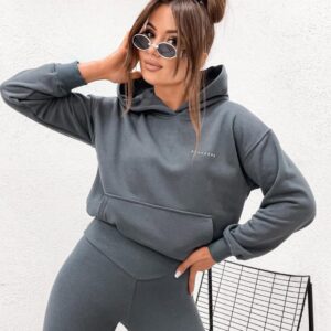 Bluza damska Kangurka Stayhere szara