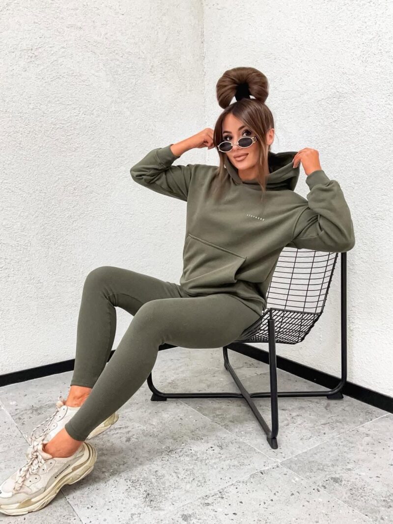 Bluza damska Kangurka Stayhere khaki