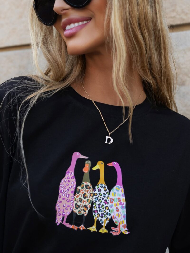 Bluzka t-shirt Ducks Lara Fashion