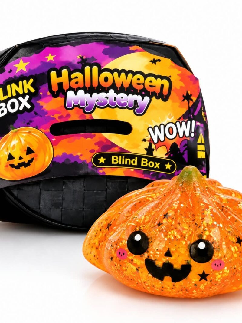 GNIOTEK PIEROŻEK HALLOWEEN MYSTERY BOX – BROKATOWY SQUISHY