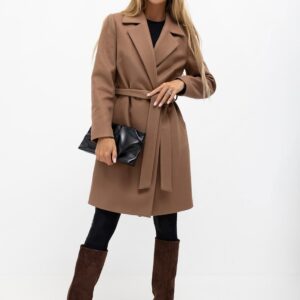 Płaszcz damski dyplomatka Melanie camel