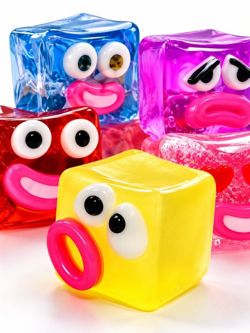 GNIOTEK CUBE SQUEEZE BALL KOSTKA SQUISHY ANTYSTRESOWA SENSORYCZNA