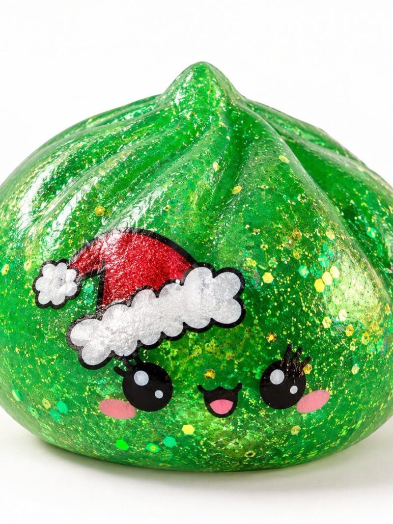 CHRISTMAS DUMPLINGS – ŚWIĄTECZNY GLITTER SQUISHY świąteczny pierożek gniotek