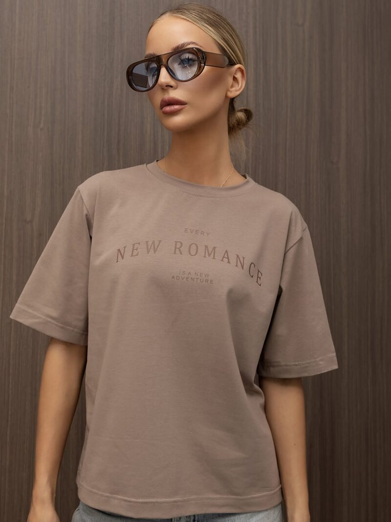 Bluzka t-shirt New Romance Lara beż