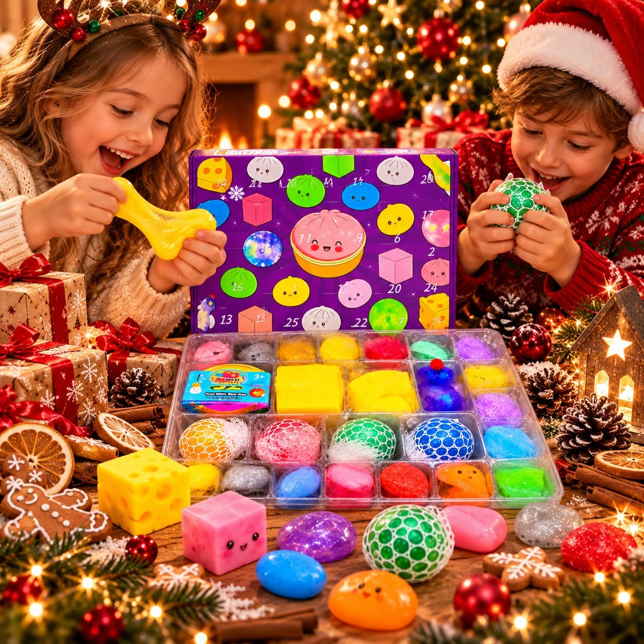 Kalendarz Adwentowy Squishy – 24 Niespodzianki - obrazek 4
