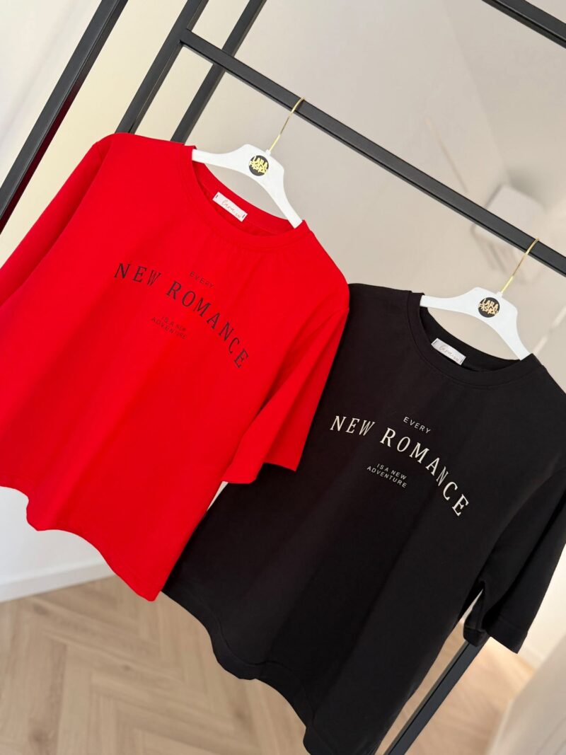 Bluzka t-shirt New Romance Lara czarny