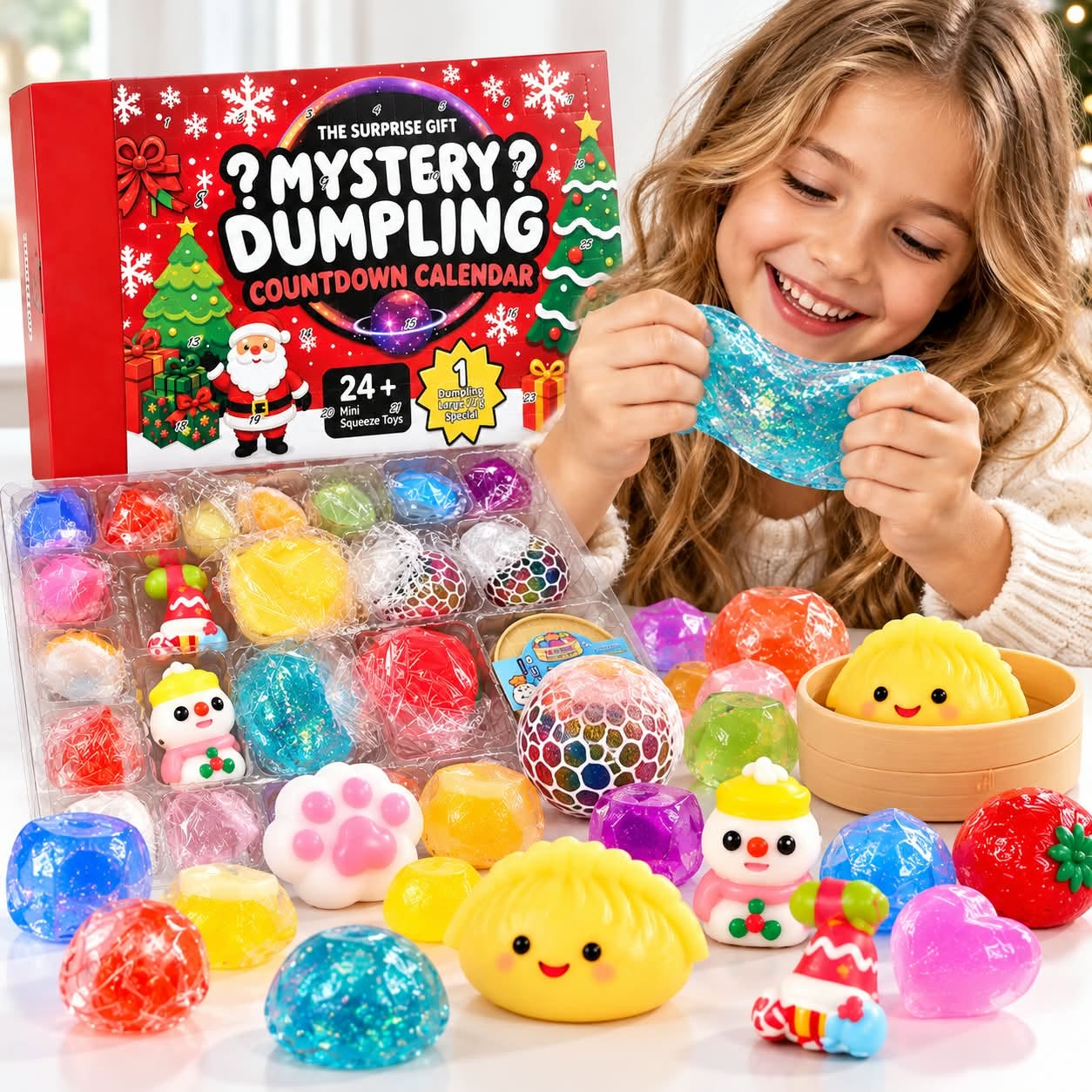 Kalendarz Adwentowy II Squishy – 24 Niespodzianki