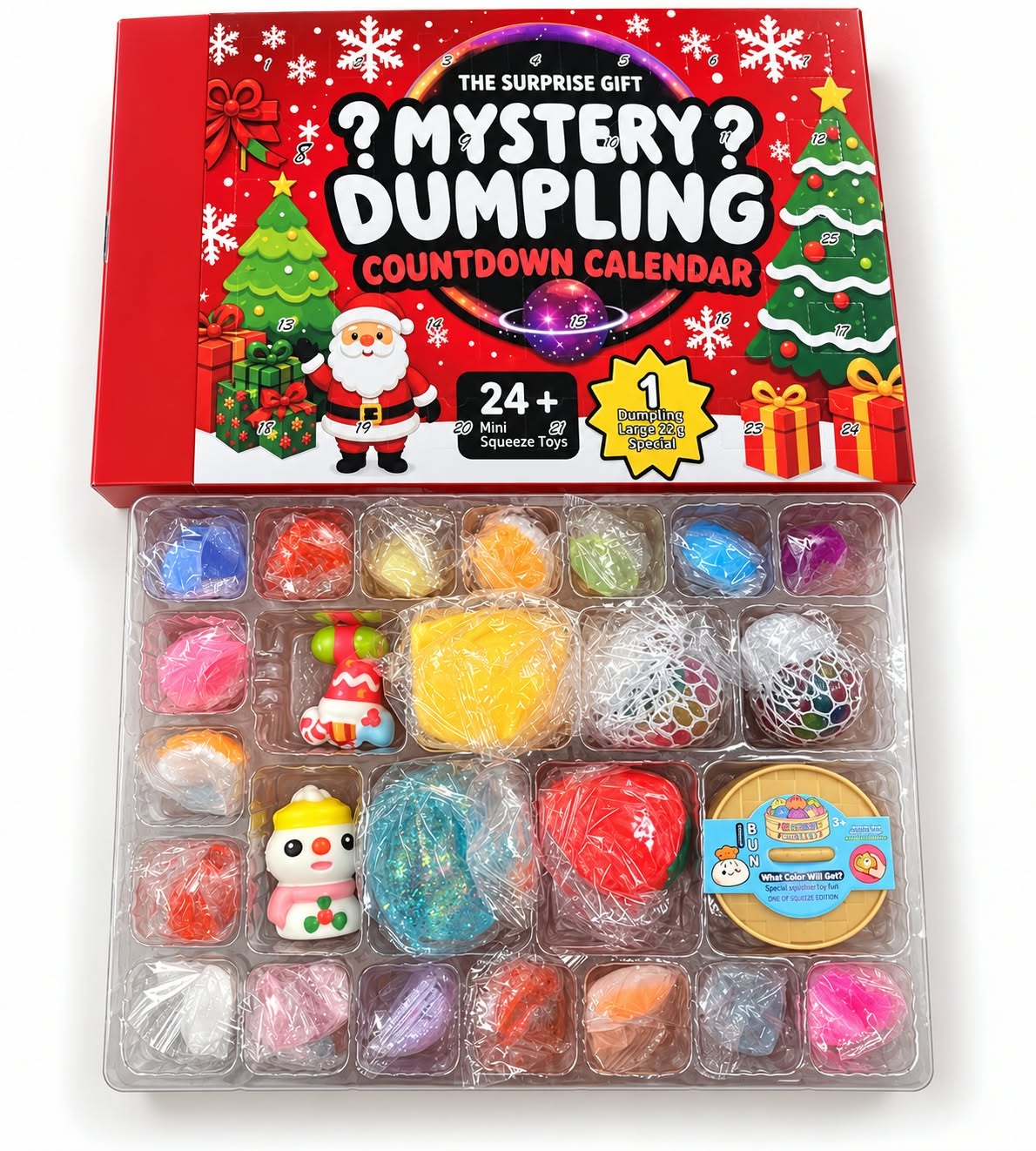 Kalendarz Adwentowy II Squishy – 24 Niespodzianki - obrazek 2