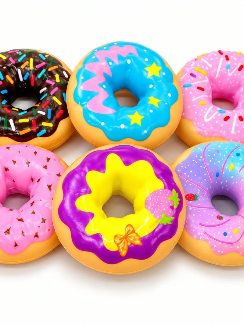 Gniotek Squishy Pączek Donut Antystresowy Zabawka Sensoryczna