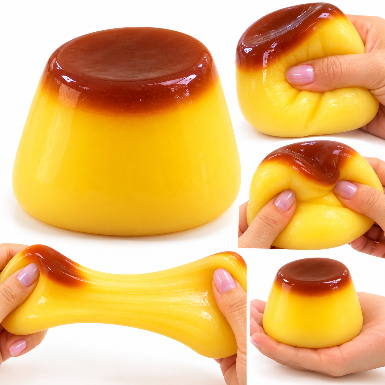 Zestaw Squishy Crunchy Toys 6 Gniotków Crunchy Sensorycznych Hit Prezent - obrazek 4