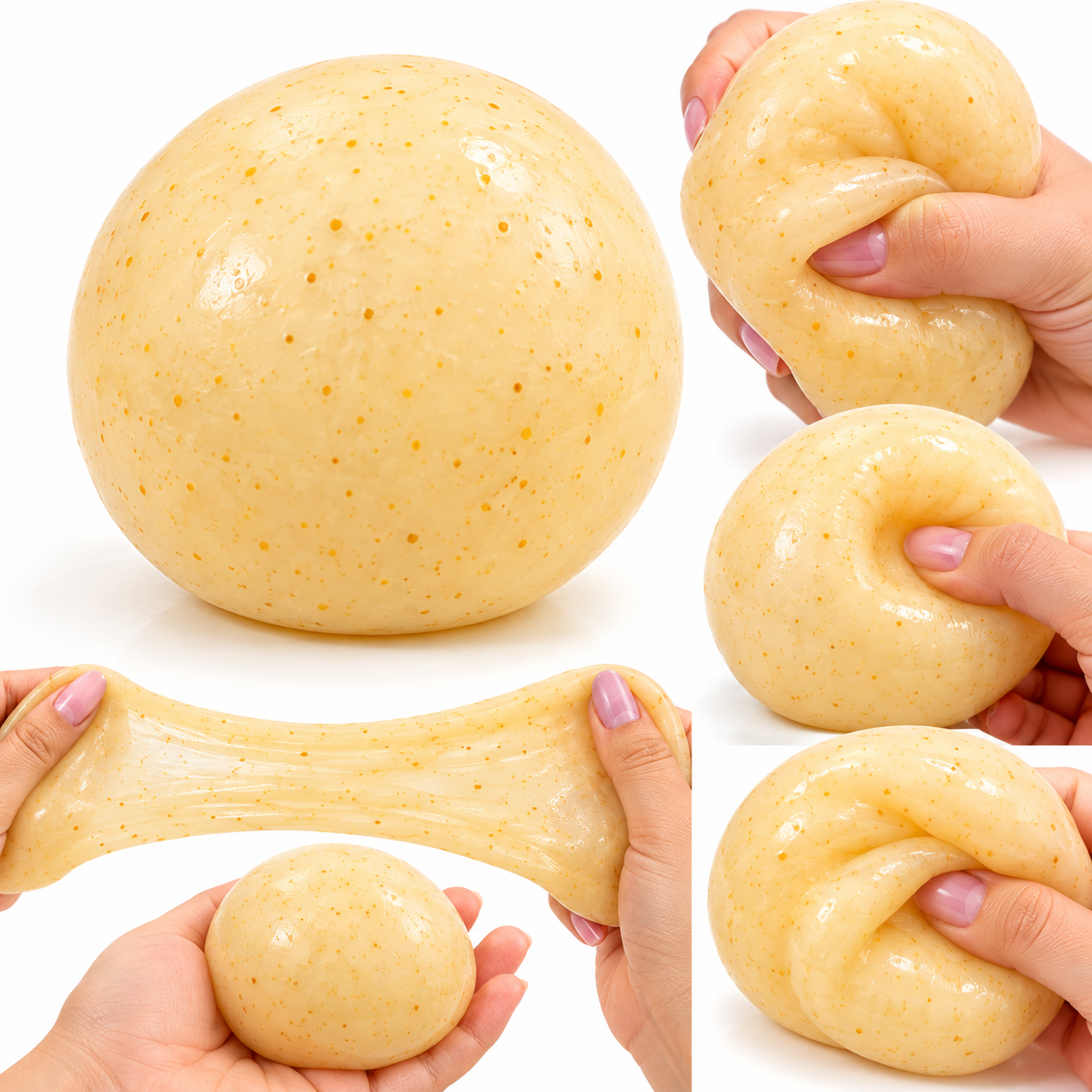 Zestaw Squishy Crunchy Toys 6 Gniotków Crunchy Sensorycznych Hit Prezent - obrazek 5