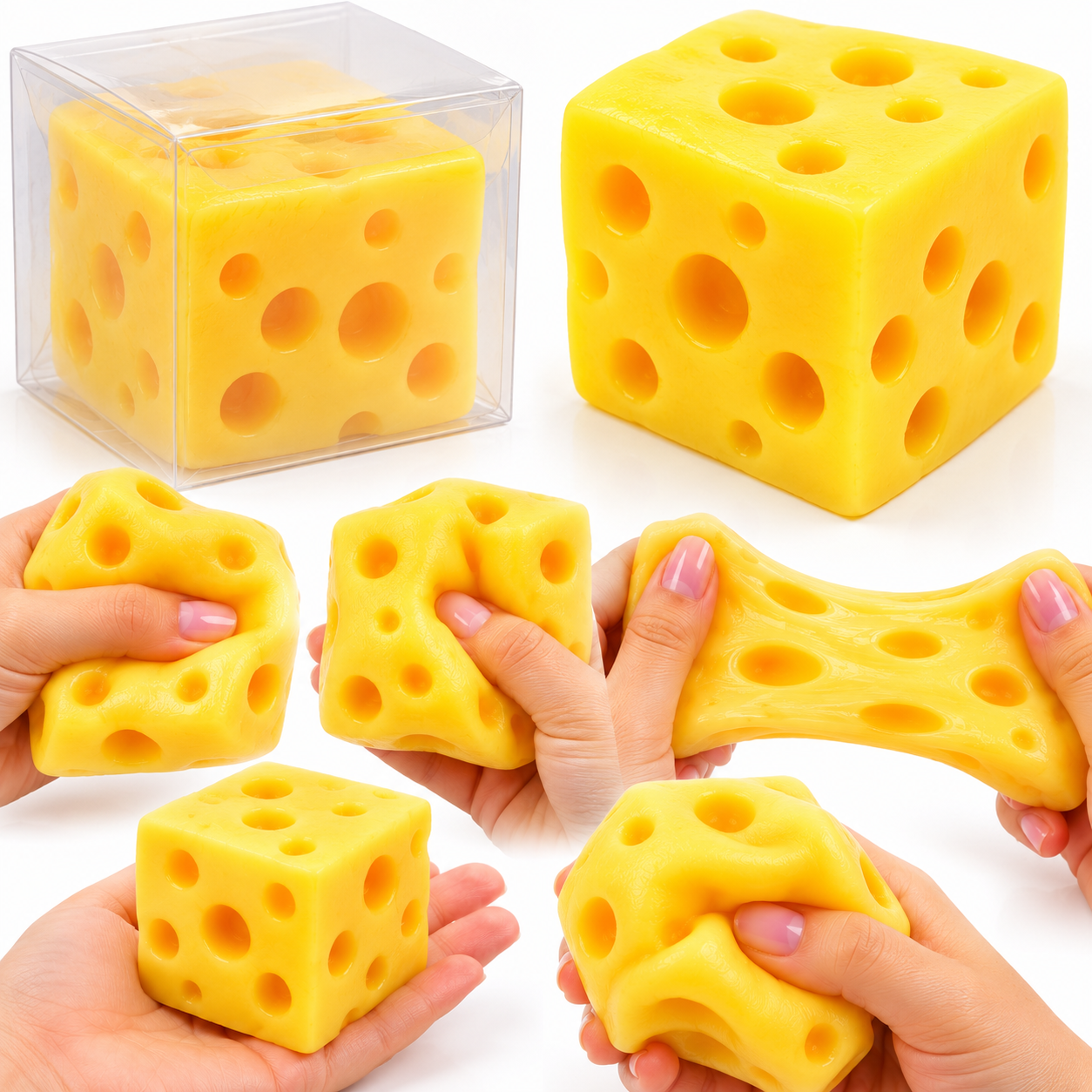 Zestaw Squishy Crunchy Toys 6 Gniotków Crunchy Sensorycznych Hit Prezent - obrazek 8